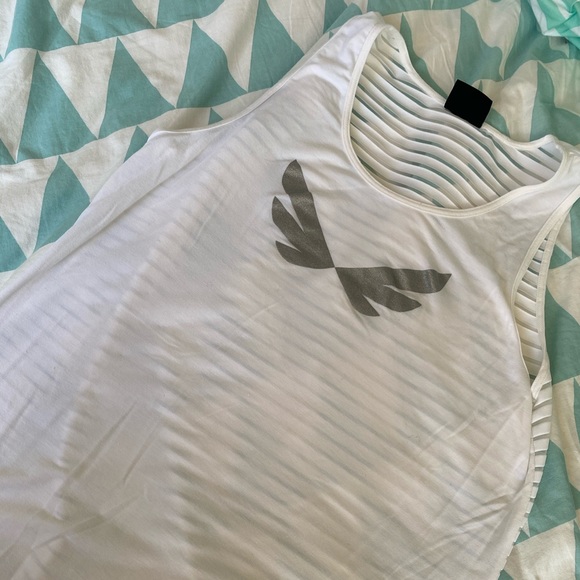 Lift wing spin workout top white S DYI - Picture 1 of 2